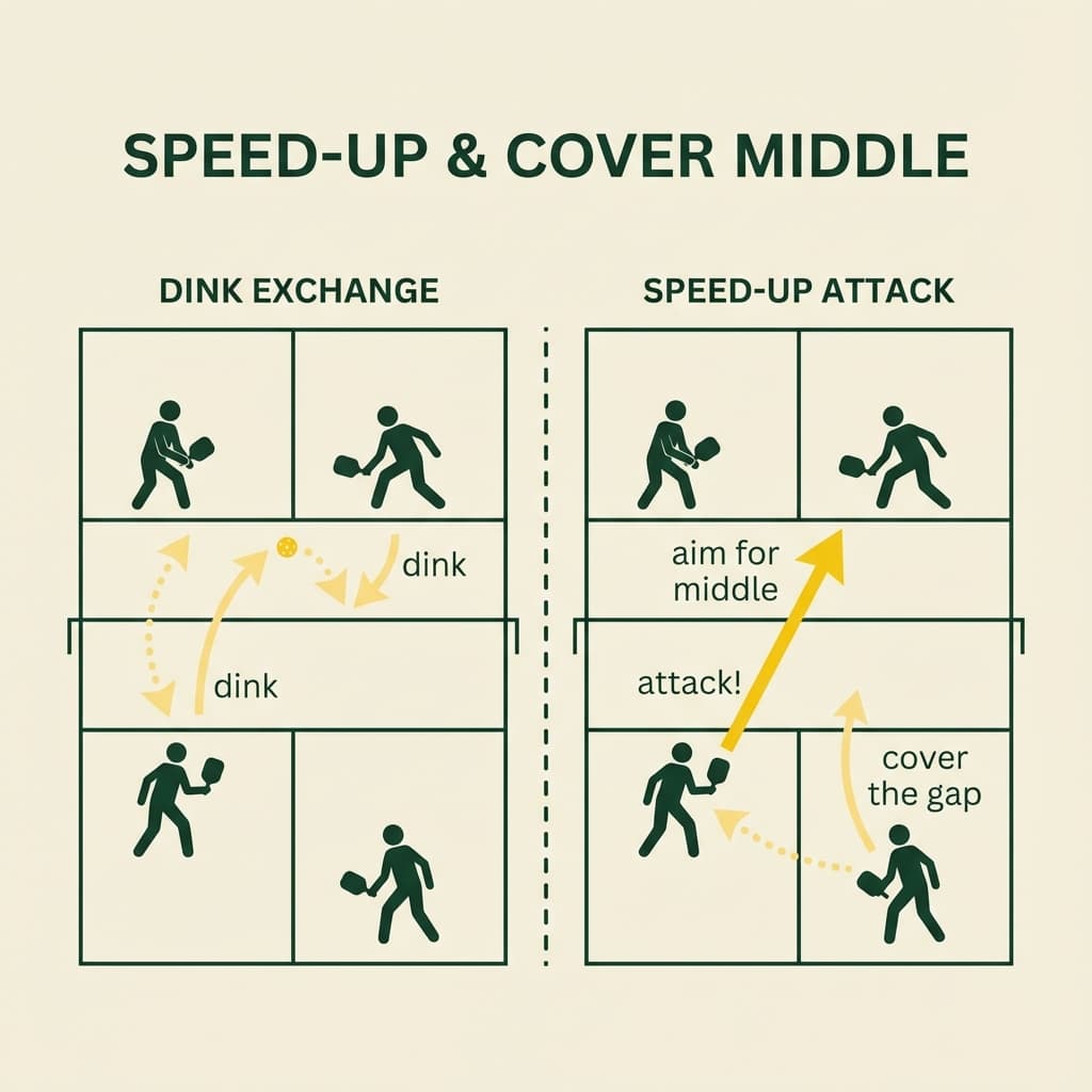 Crosscourt Speed-Ups & Middle Cover
